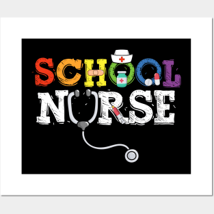 School Nurse Gift Registered Nurse Back To School Nursing Posters and Art